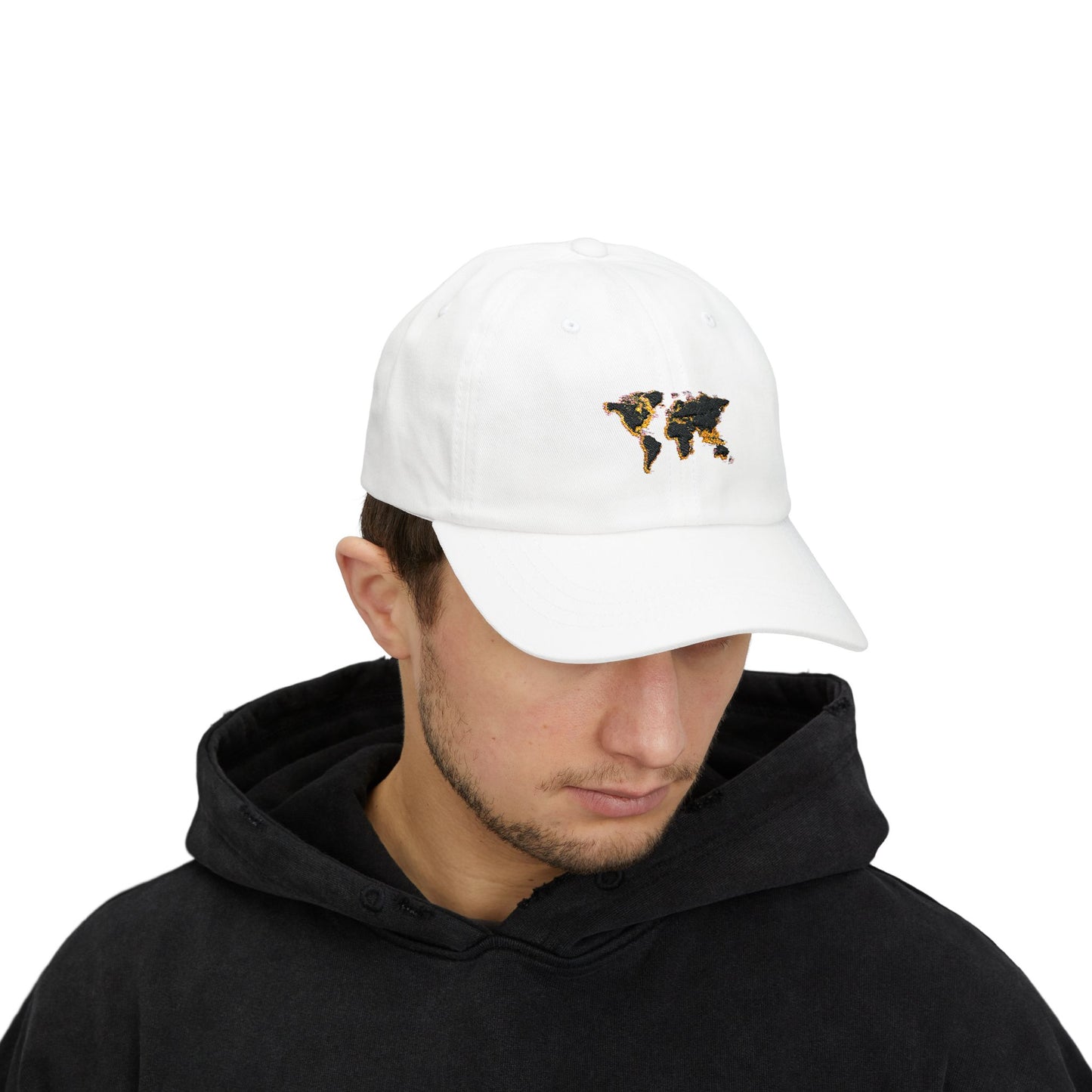 Embroidered Golden World Classic Hat