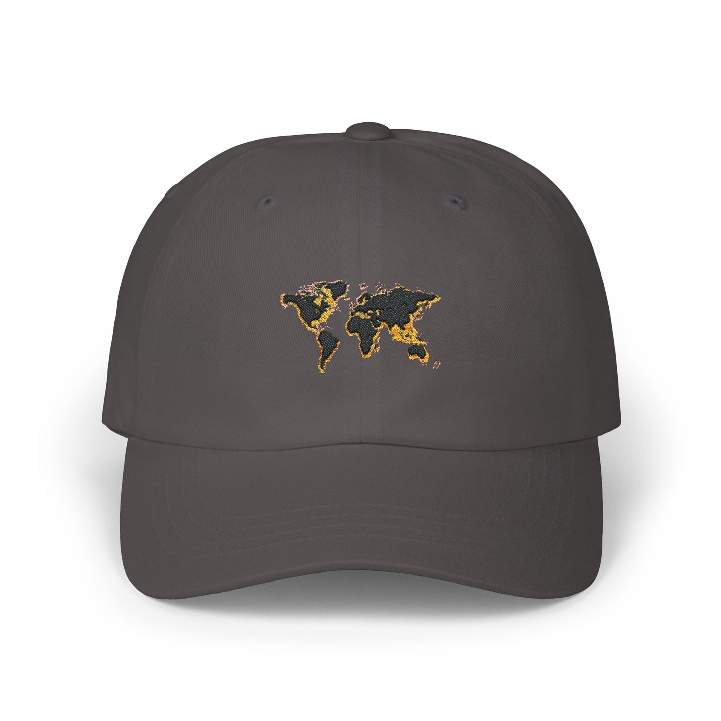 Embroidered Golden World Classic Hat