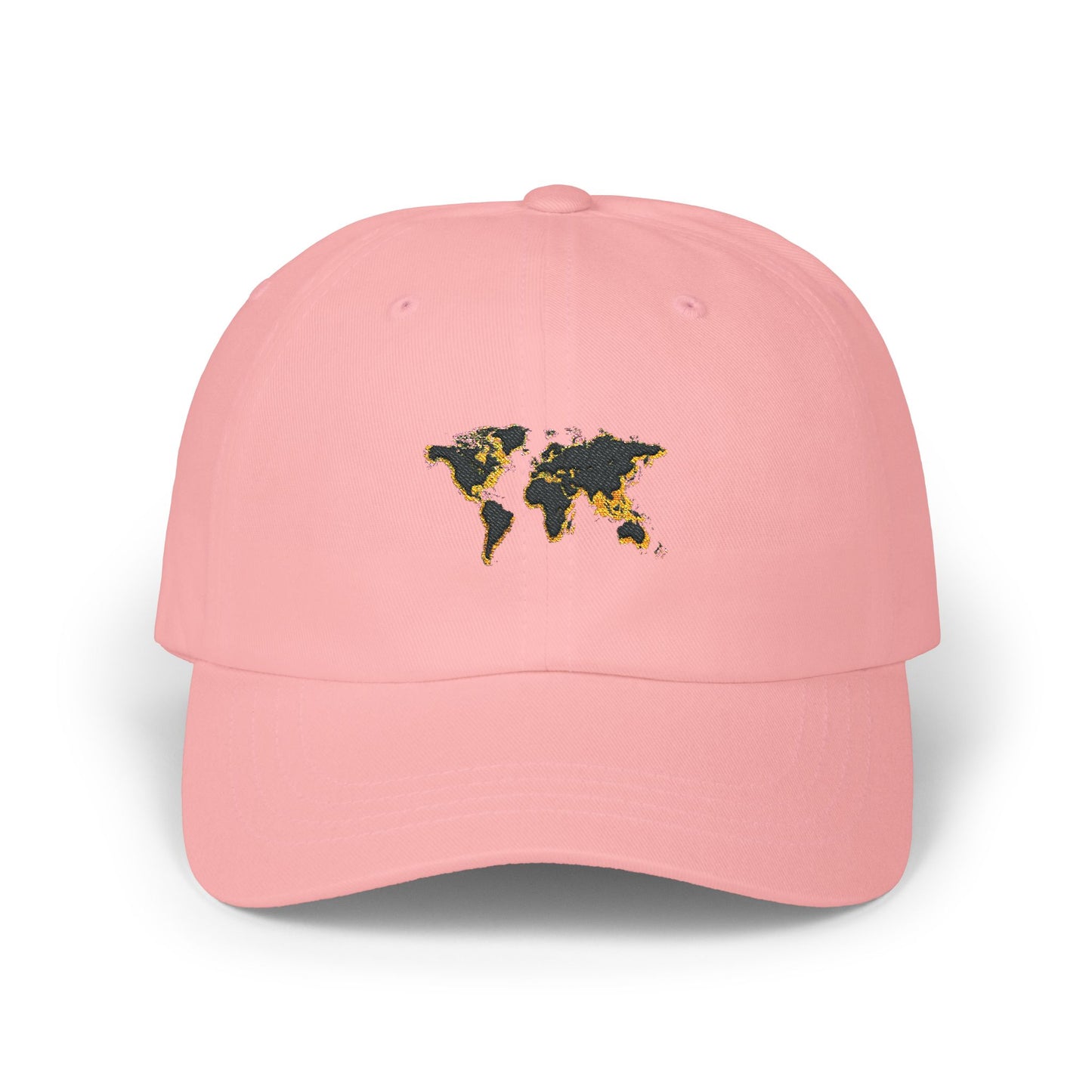 Embroidered Golden World Classic Hat