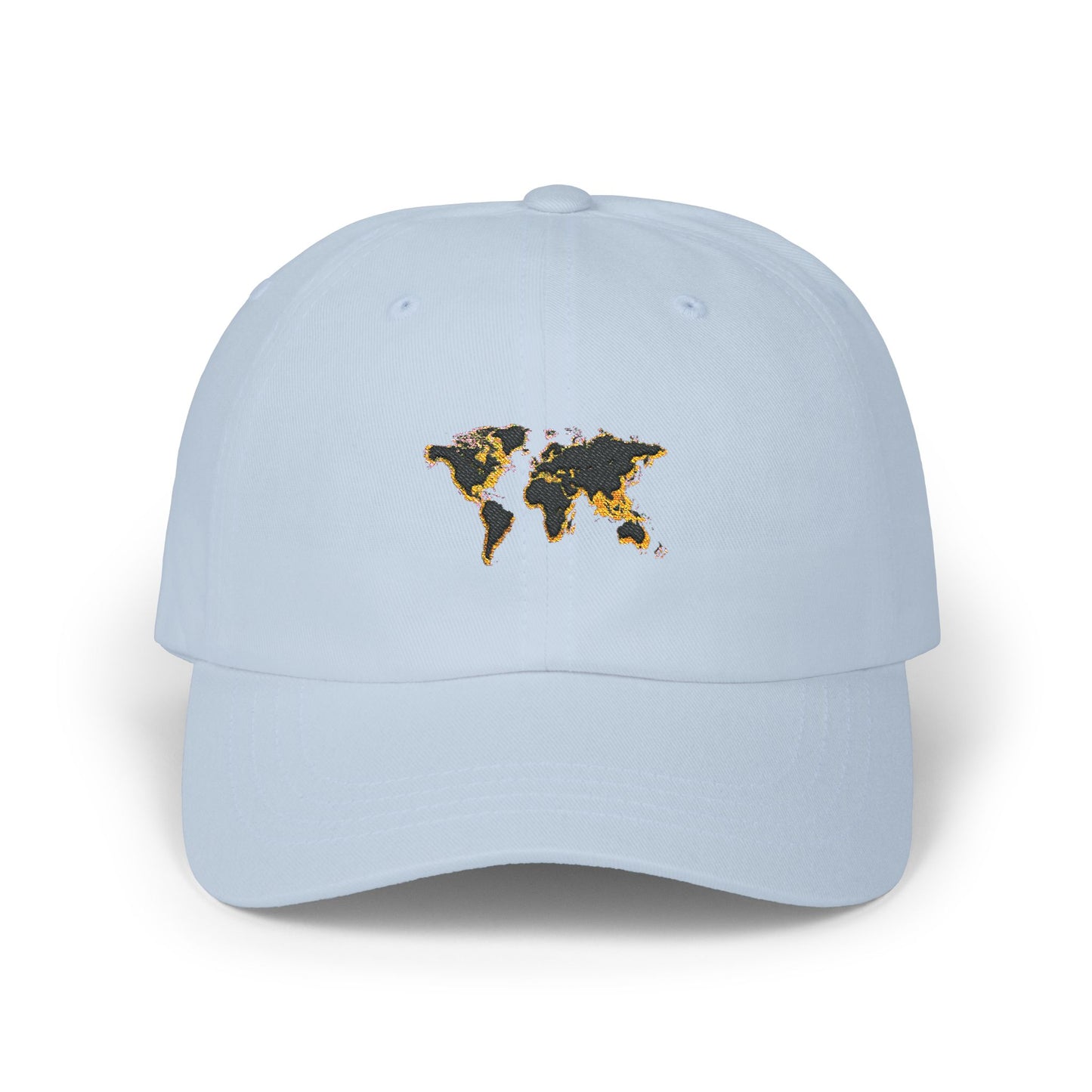 Embroidered Golden World Classic Hat