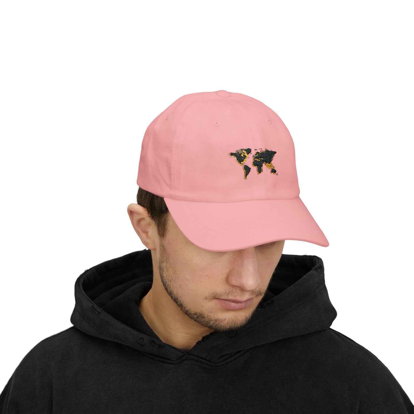 Embroidered Golden World Classic Hat