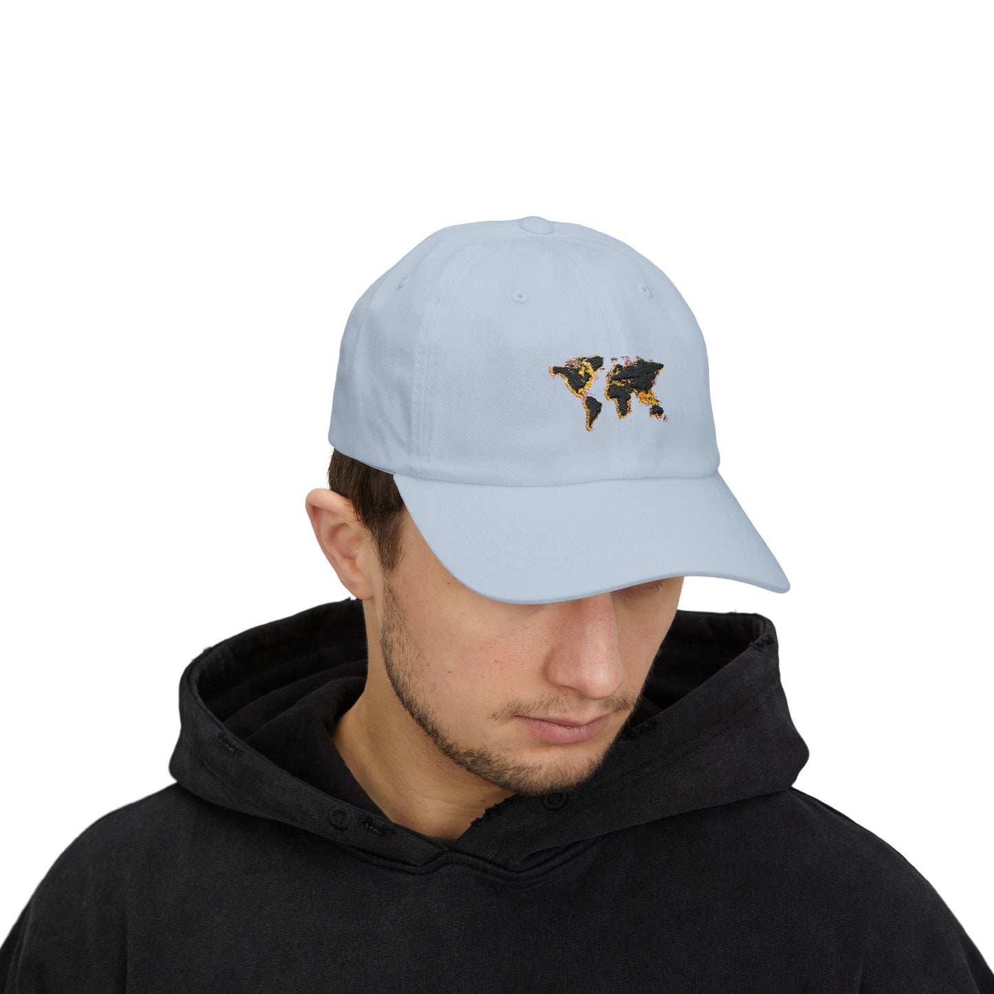Embroidered Golden World Classic Hat