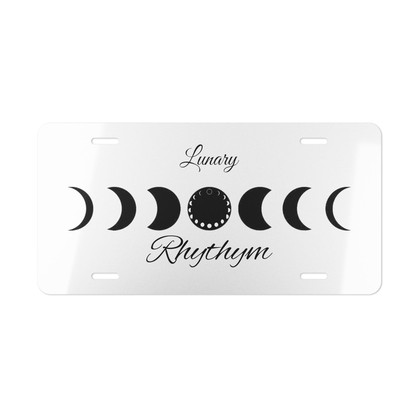 Lunar Rhythm Vanity Plate