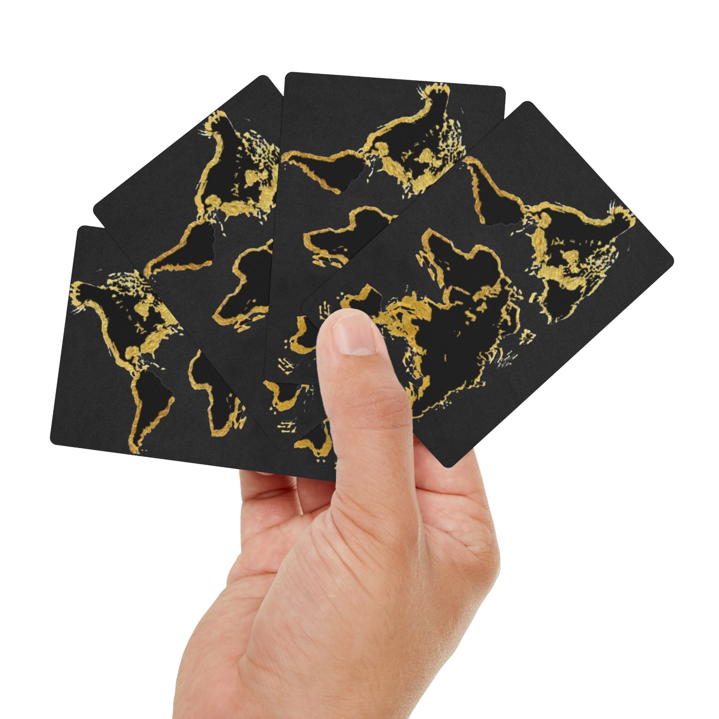 Black and Gold Playing Cards