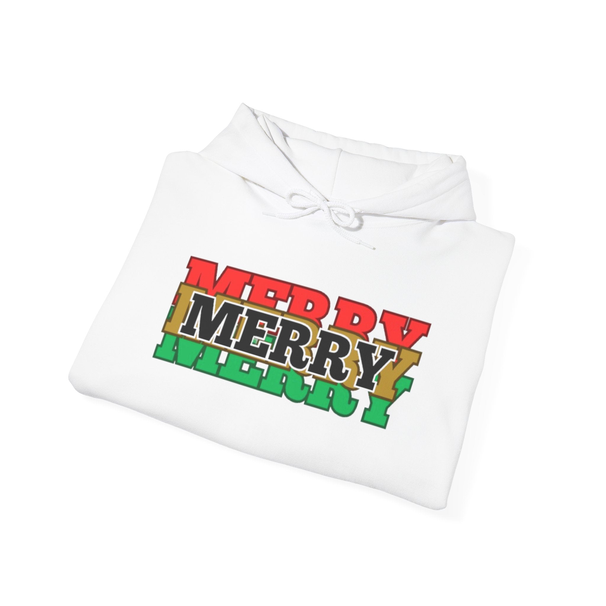 "MERRY MERRY MERRY" Unisex  Hooded Sweatshirt