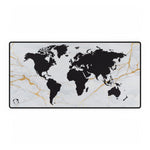 Marble World Map Desk Mat