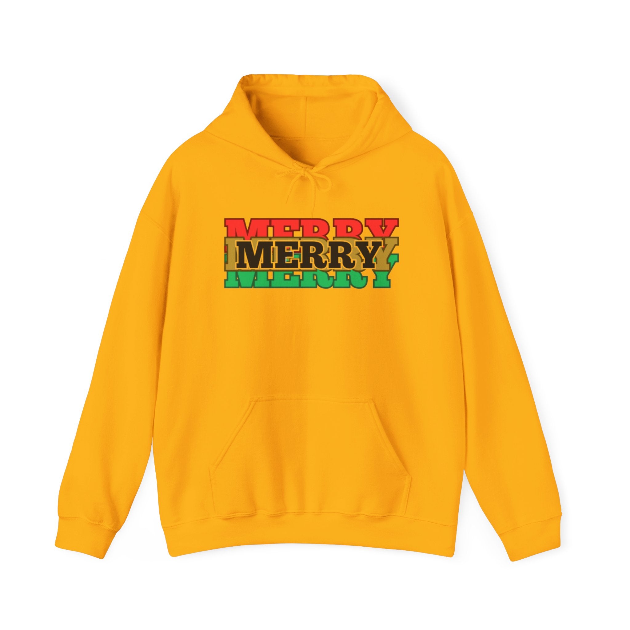 "MERRY MERRY MERRY" Unisex  Hooded Sweatshirt