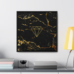 Diamond Marble Canvas with Frame