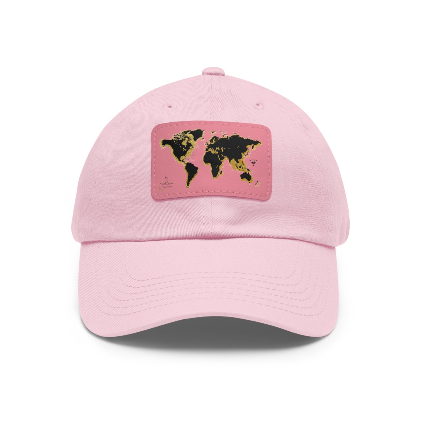 Golden World Leather Patch Hat