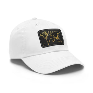 Golden World Leather Patch Hat