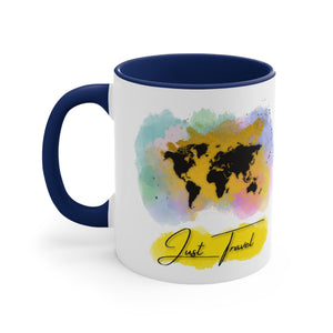 Just Travel Colorful World Ceramic Mug