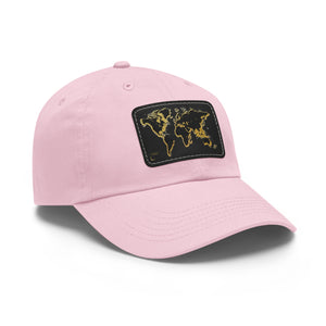 Golden World Leather Patch Hat