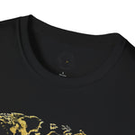 Black and Gold World Map Softstyle T-Shirt