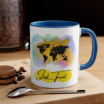 Just Travel Colorful World Ceramic Mug