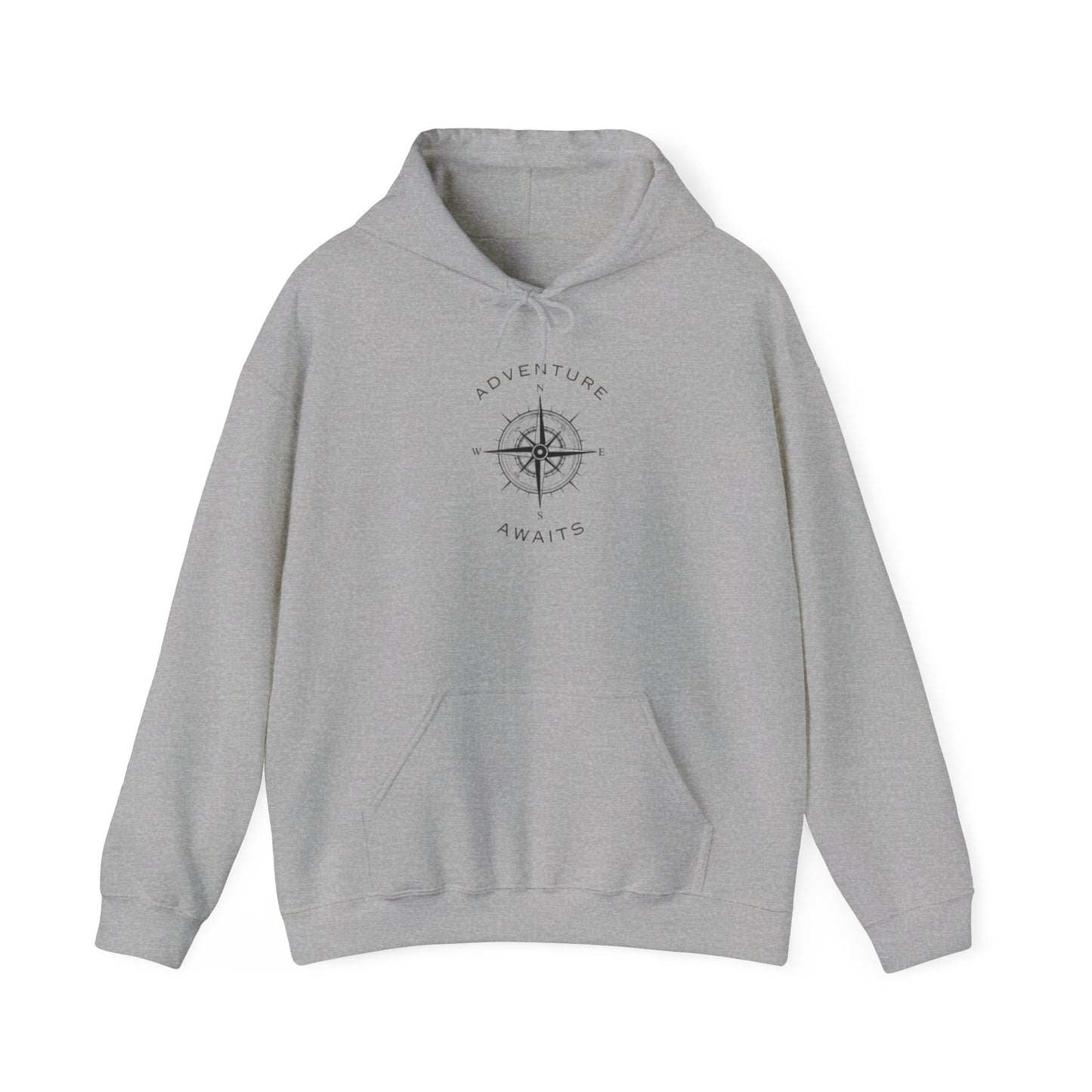 Unisex Heavy Blend Adventure Awaits Hooded Sweatshirt