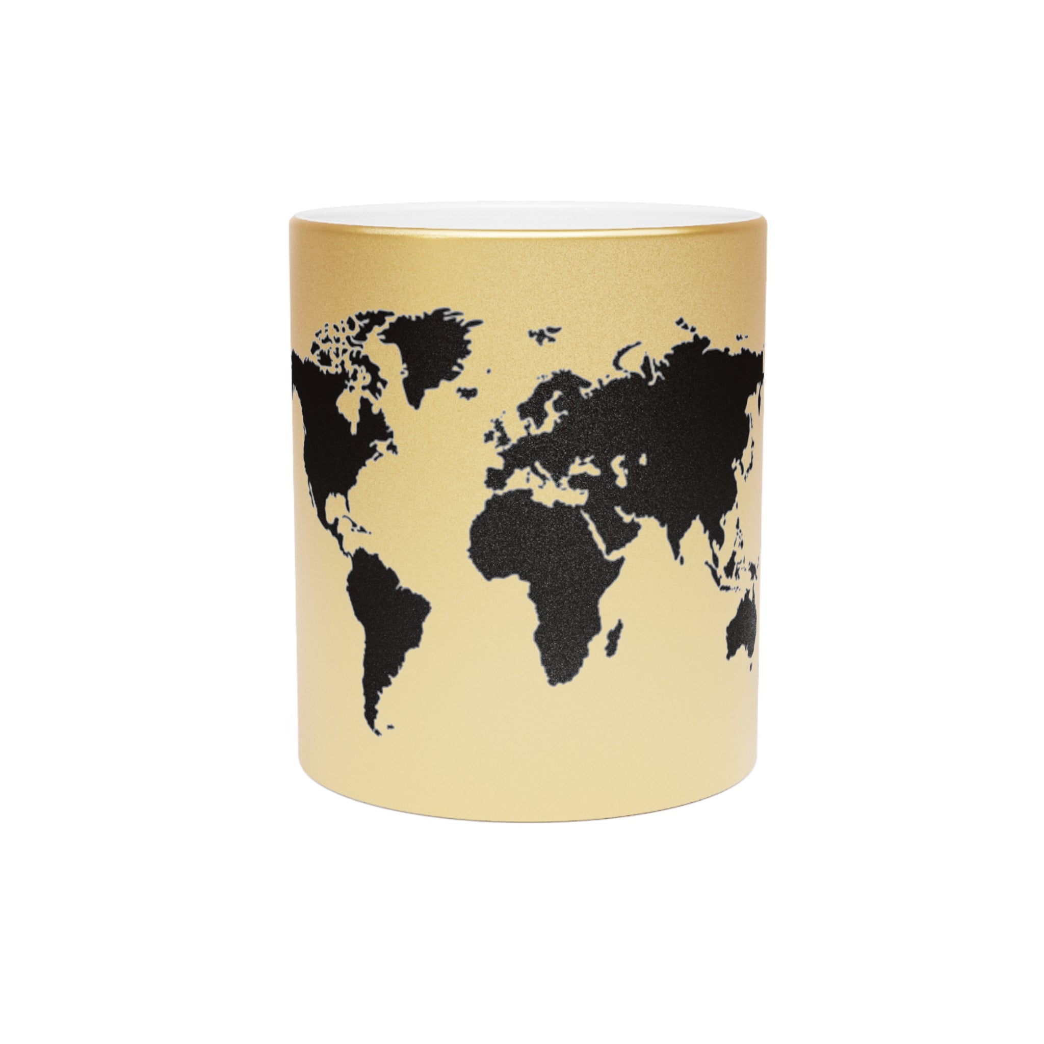 "The world is in your hands" Metallic Mug