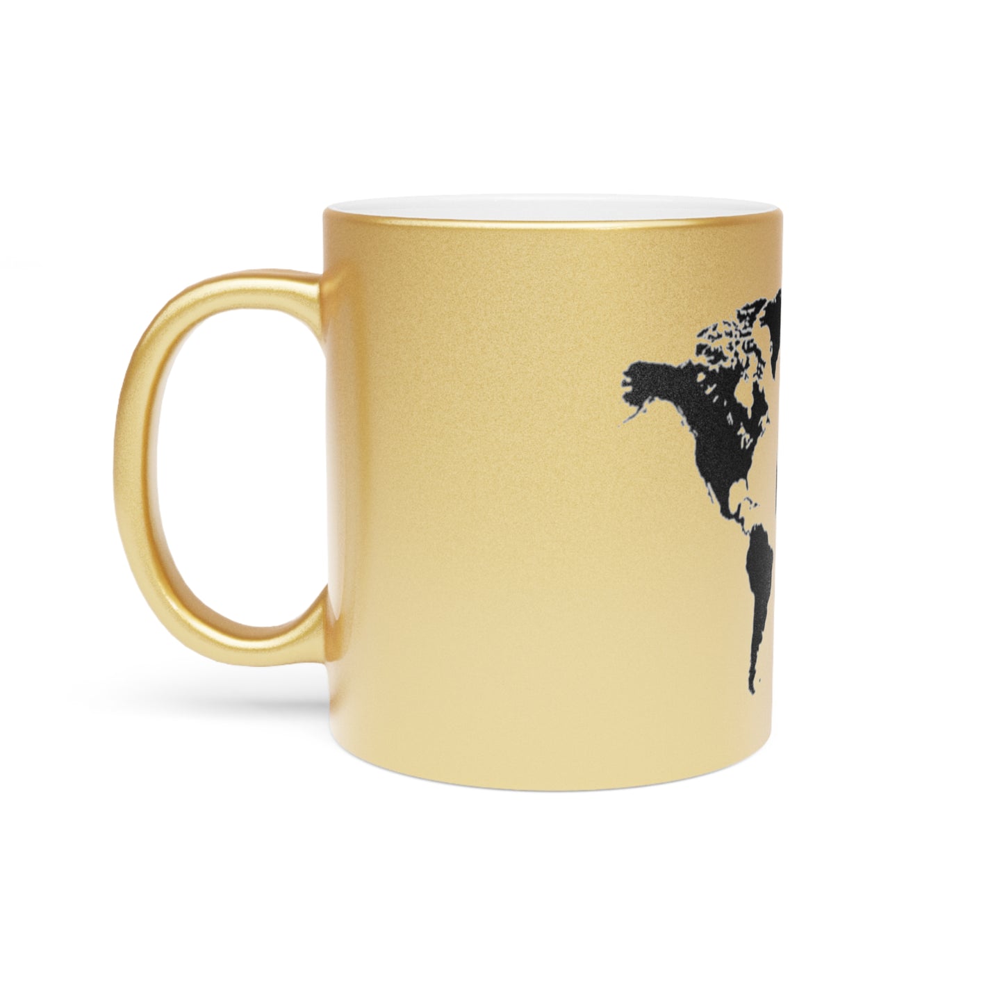 "The world is in your hands" Metallic Mug