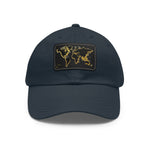 Golden World Leather Patch Hat