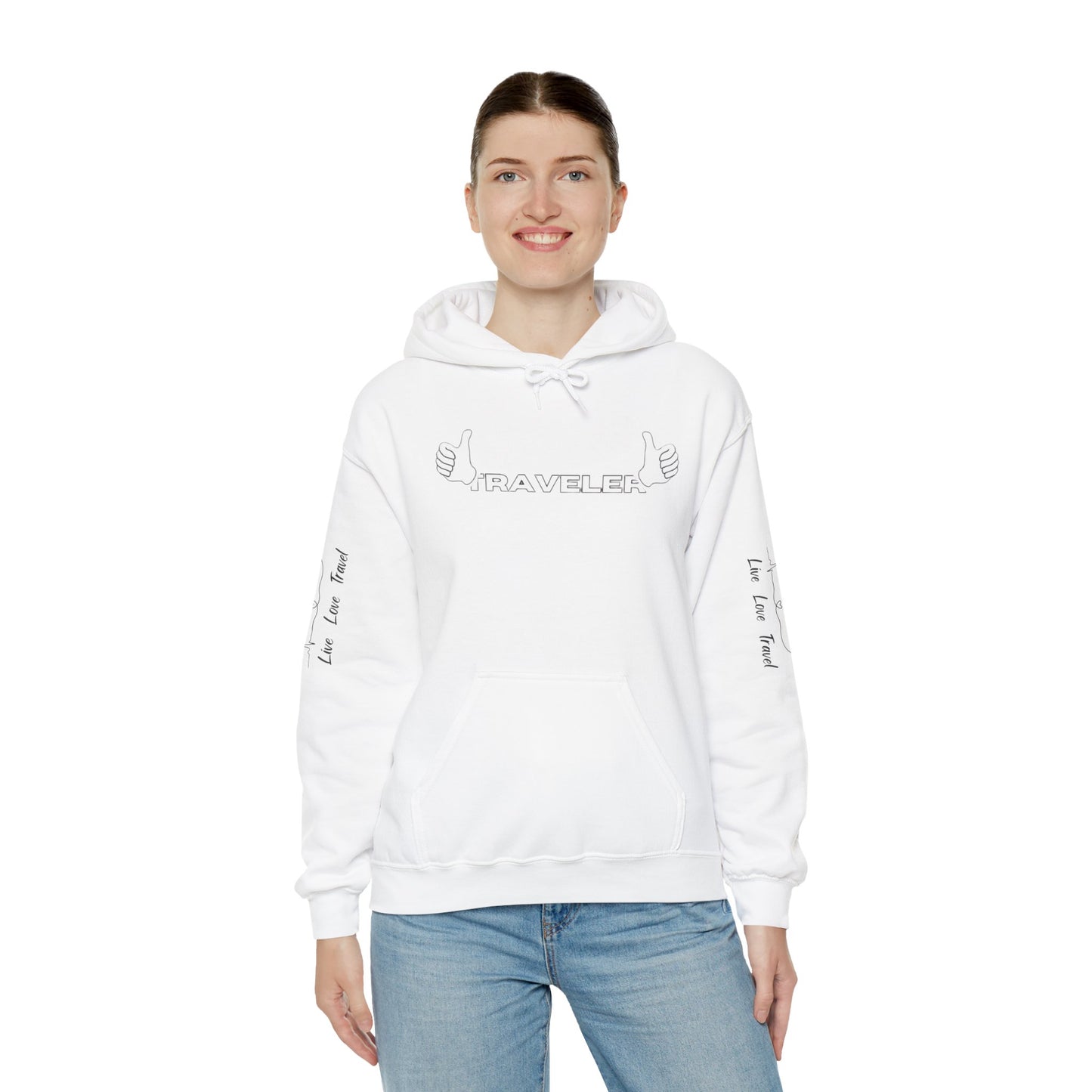 "Traveler" Unisex Heavy Blend Hoodie