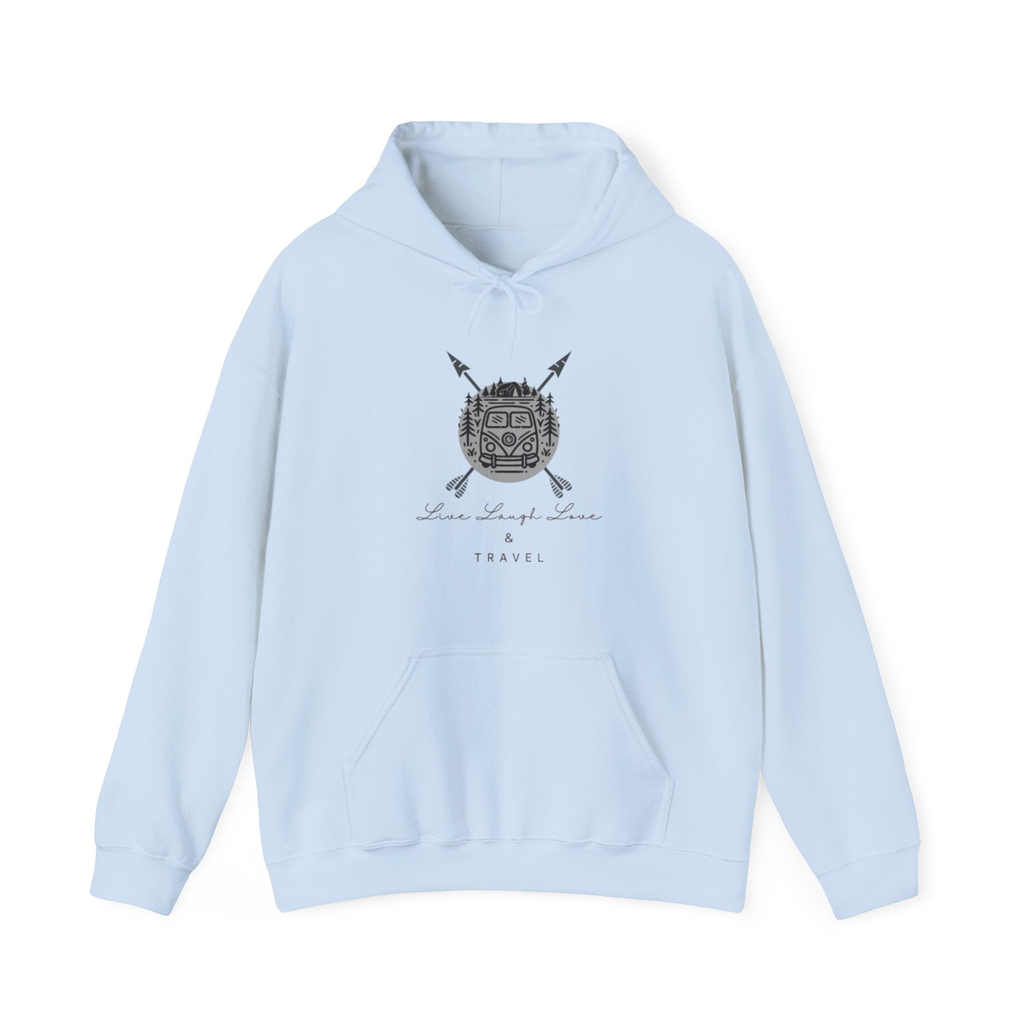 Live Laugh Love & Travel Hoodie