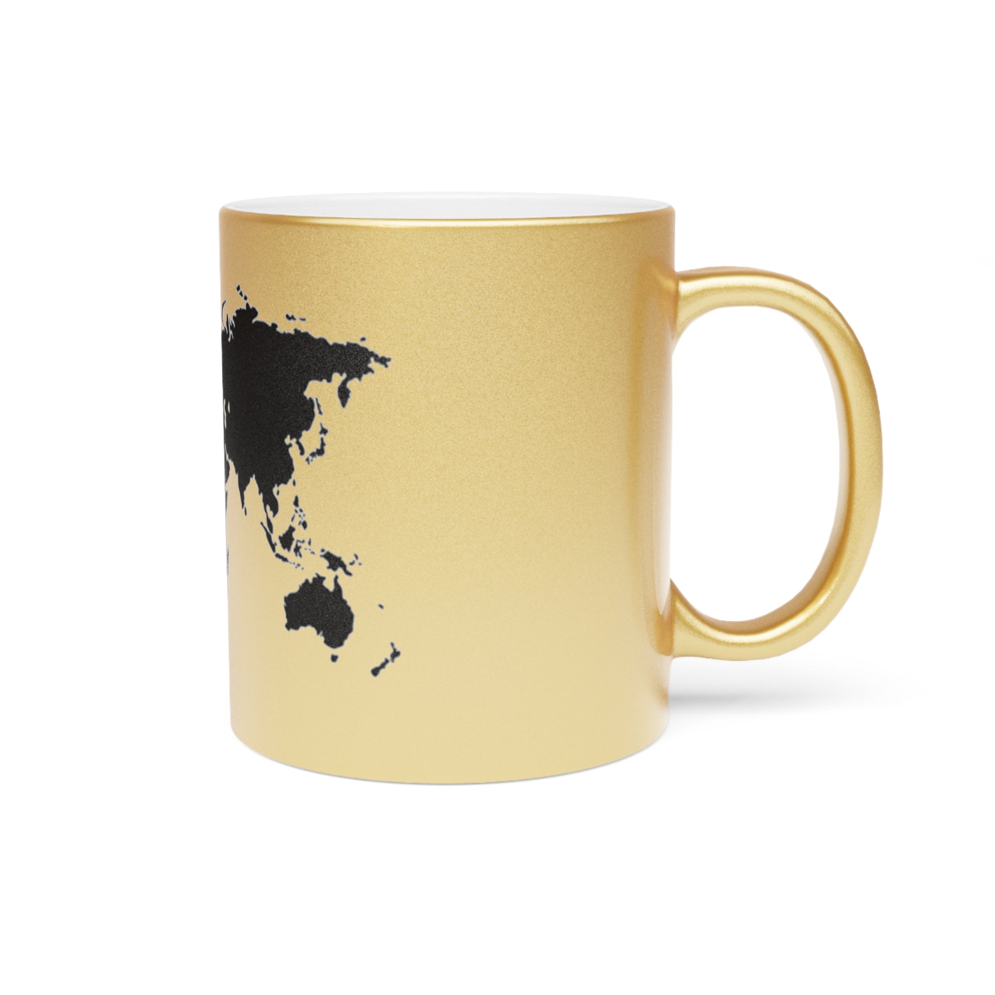 "The world is in your hands" Metallic Mug