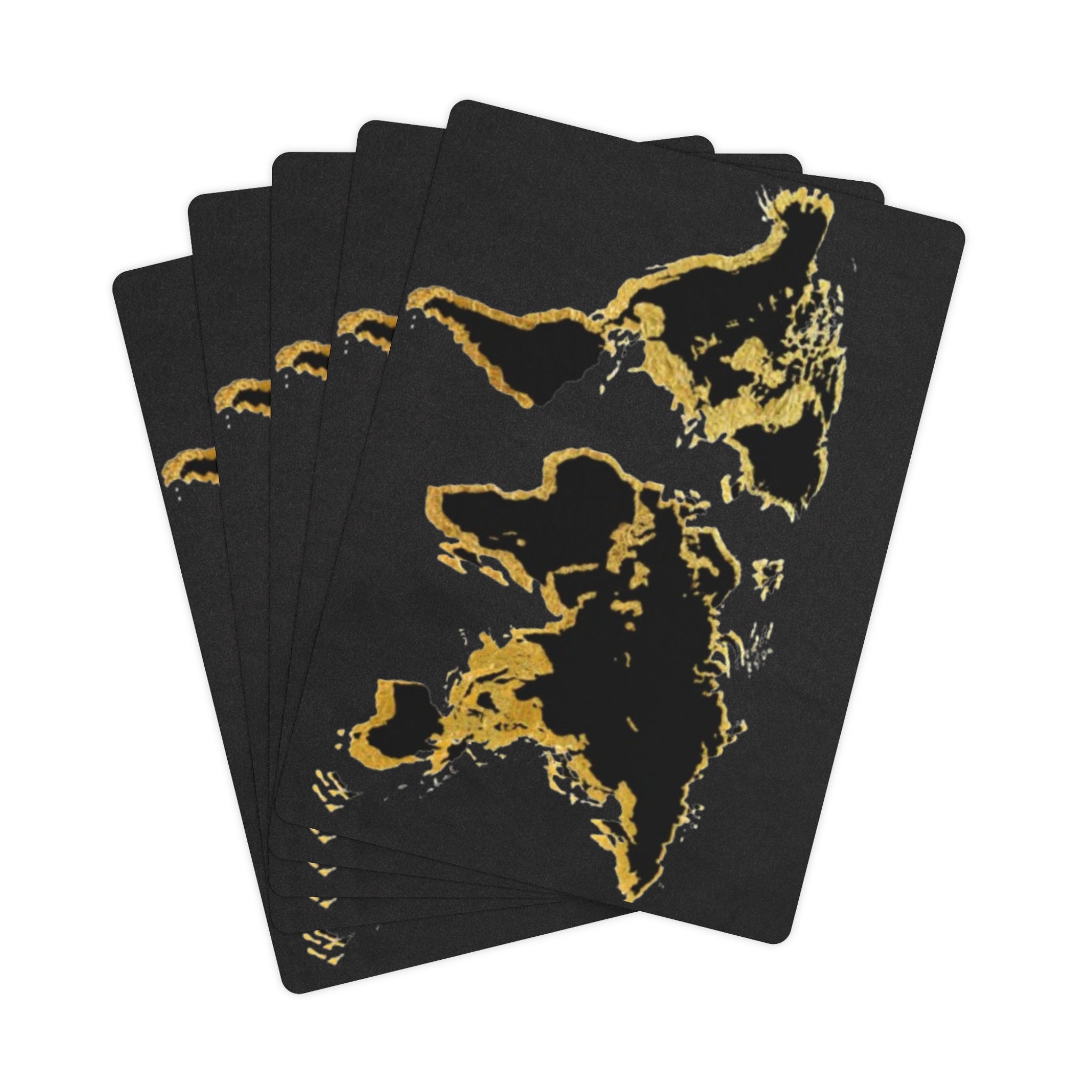 Black and Gold Playing Cards