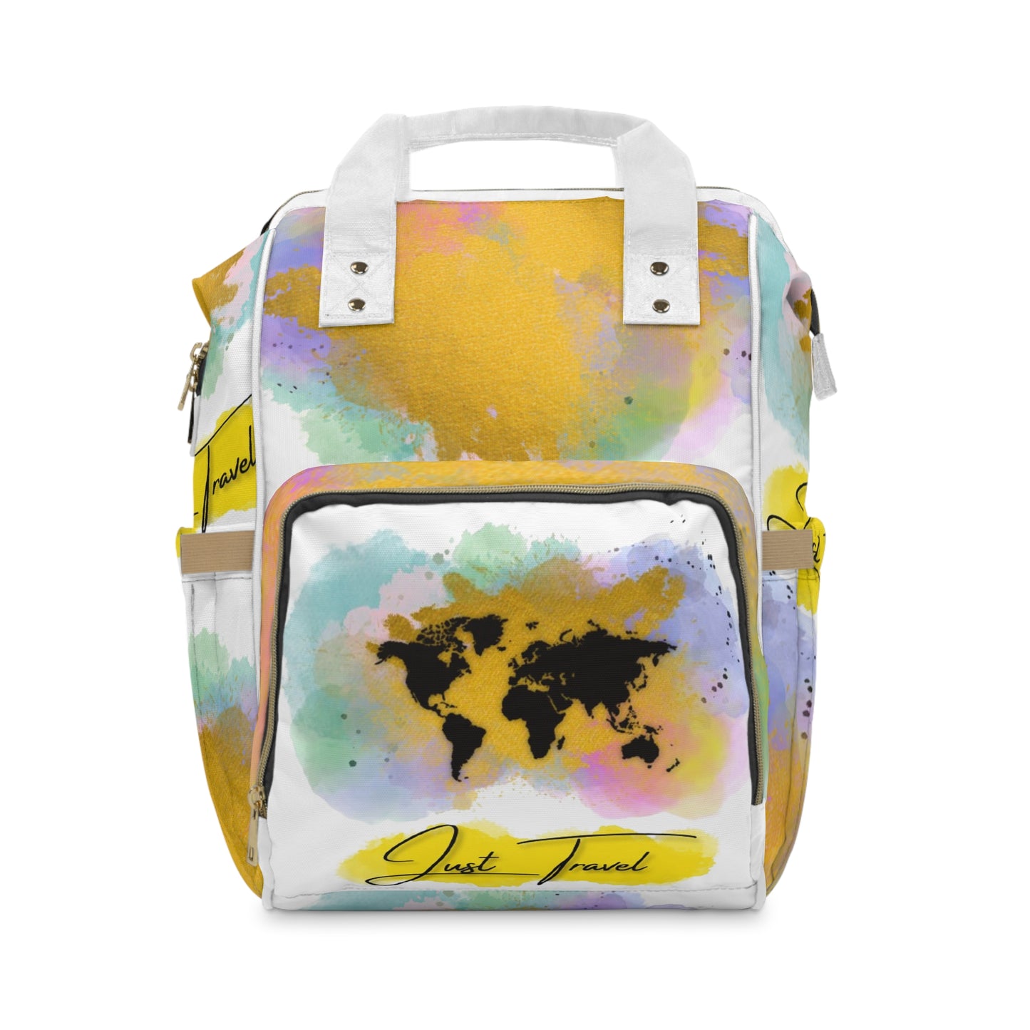 Just Travel Colorful World Multifunctional Backpack