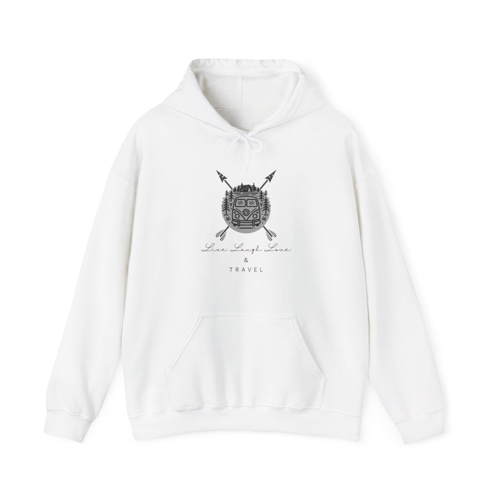 Live Laugh Love & Travel Hoodie