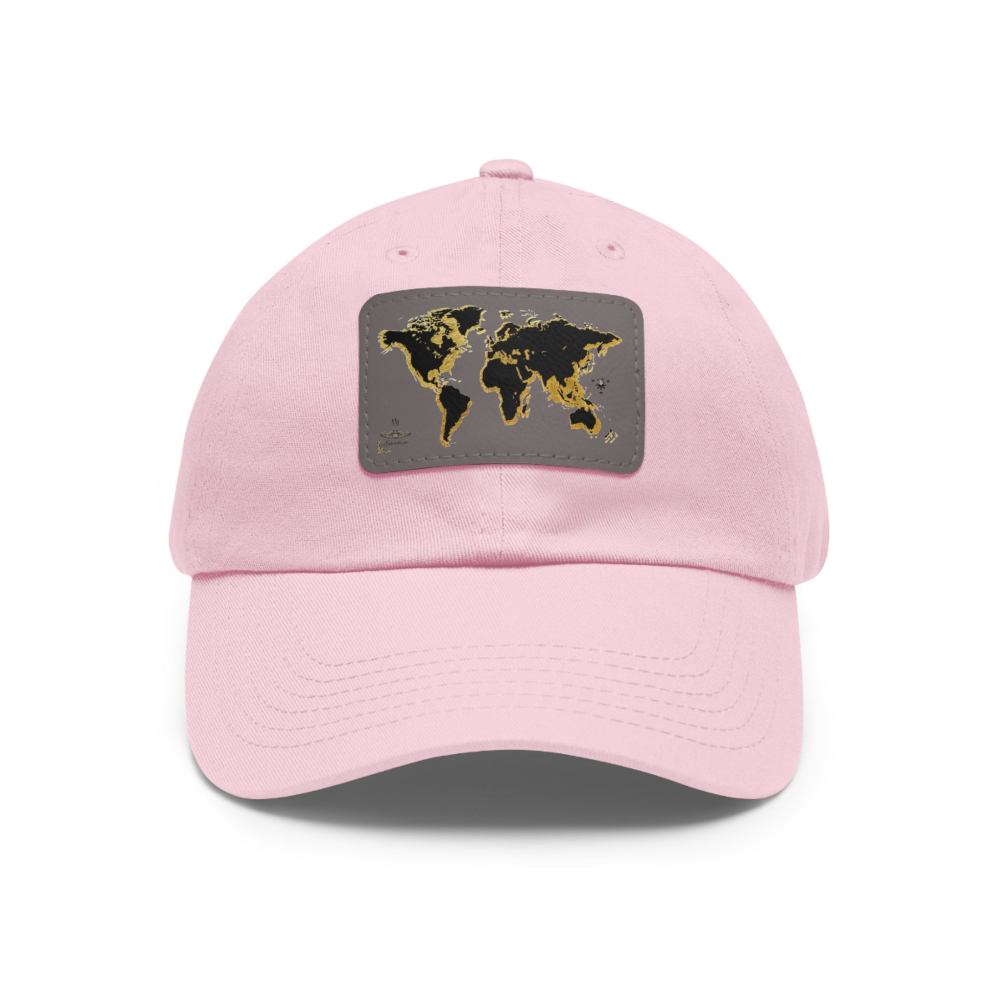 Golden World Leather Patch Hat