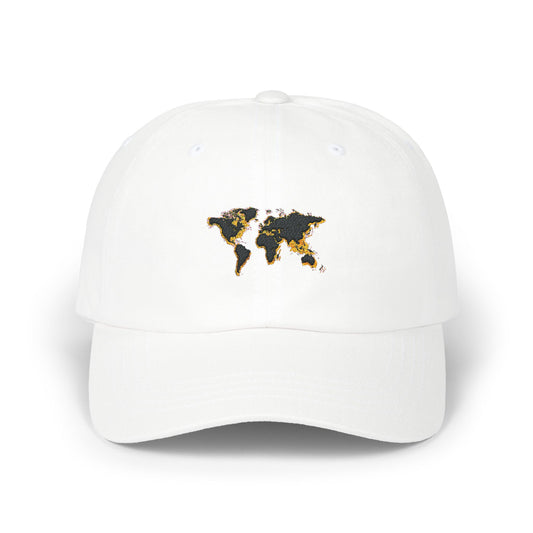 Embroidered Golden World Classic Hat