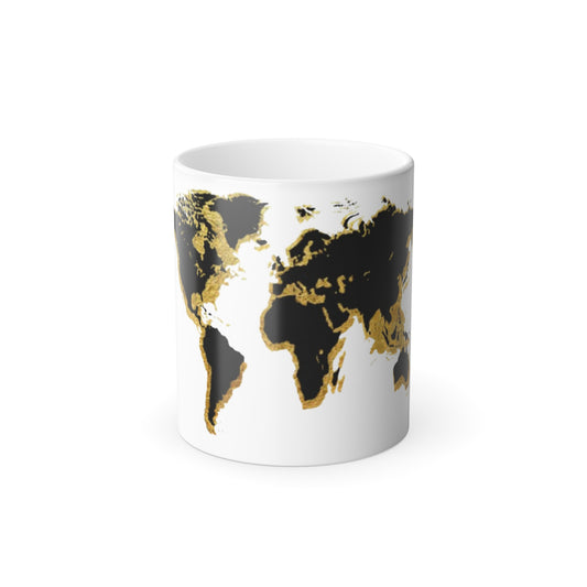 Golden World Morphing Mug