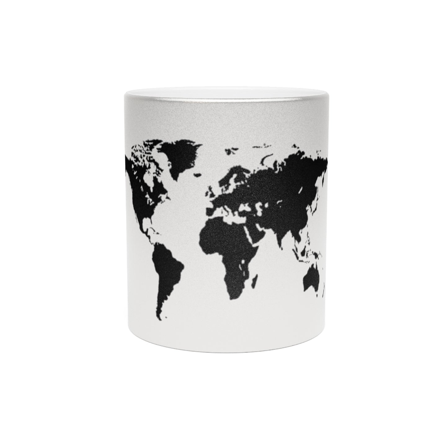 "The world is in your hands" Metallic Mug