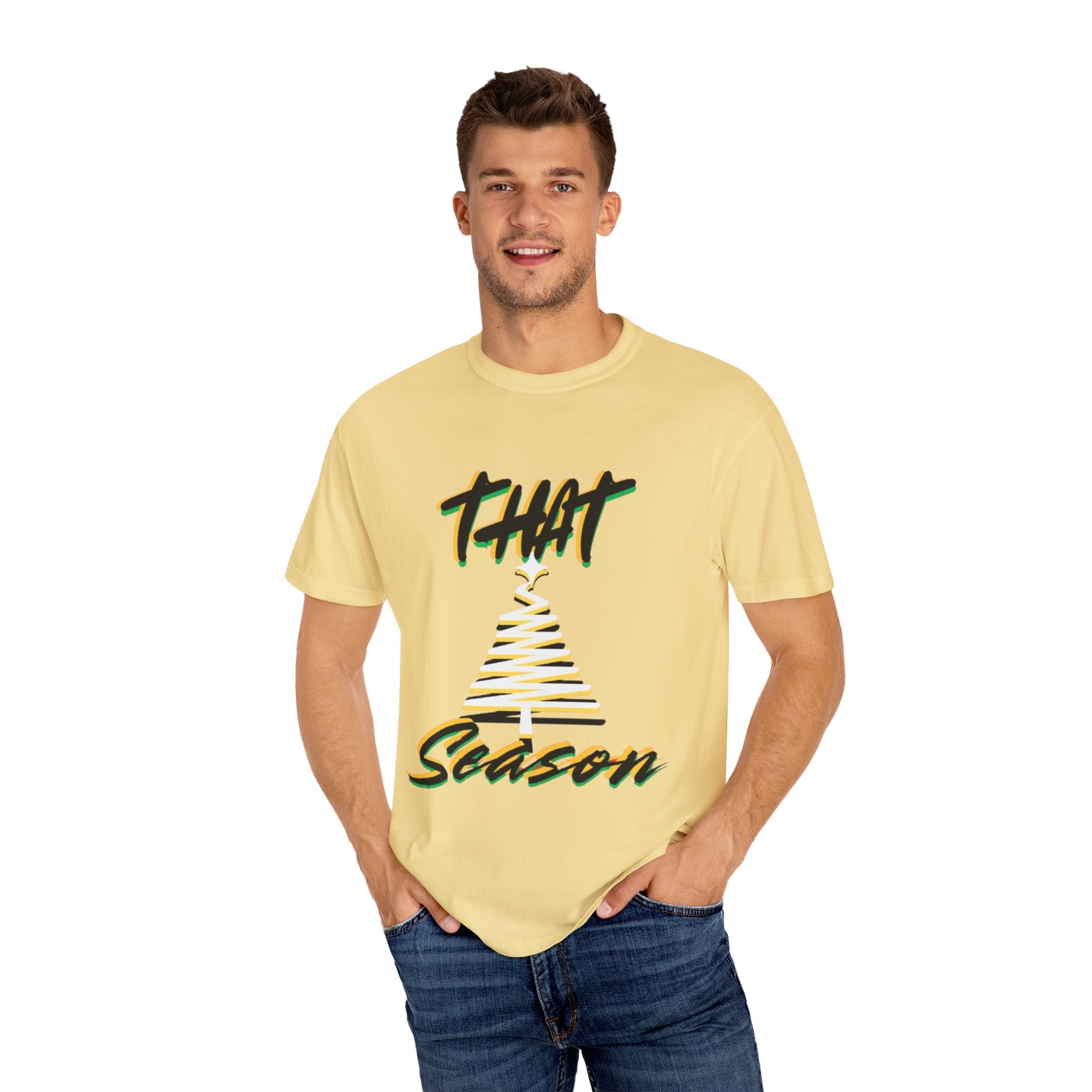 "THAT Season" Christmas Unisex Garment-Dyed T-shirt