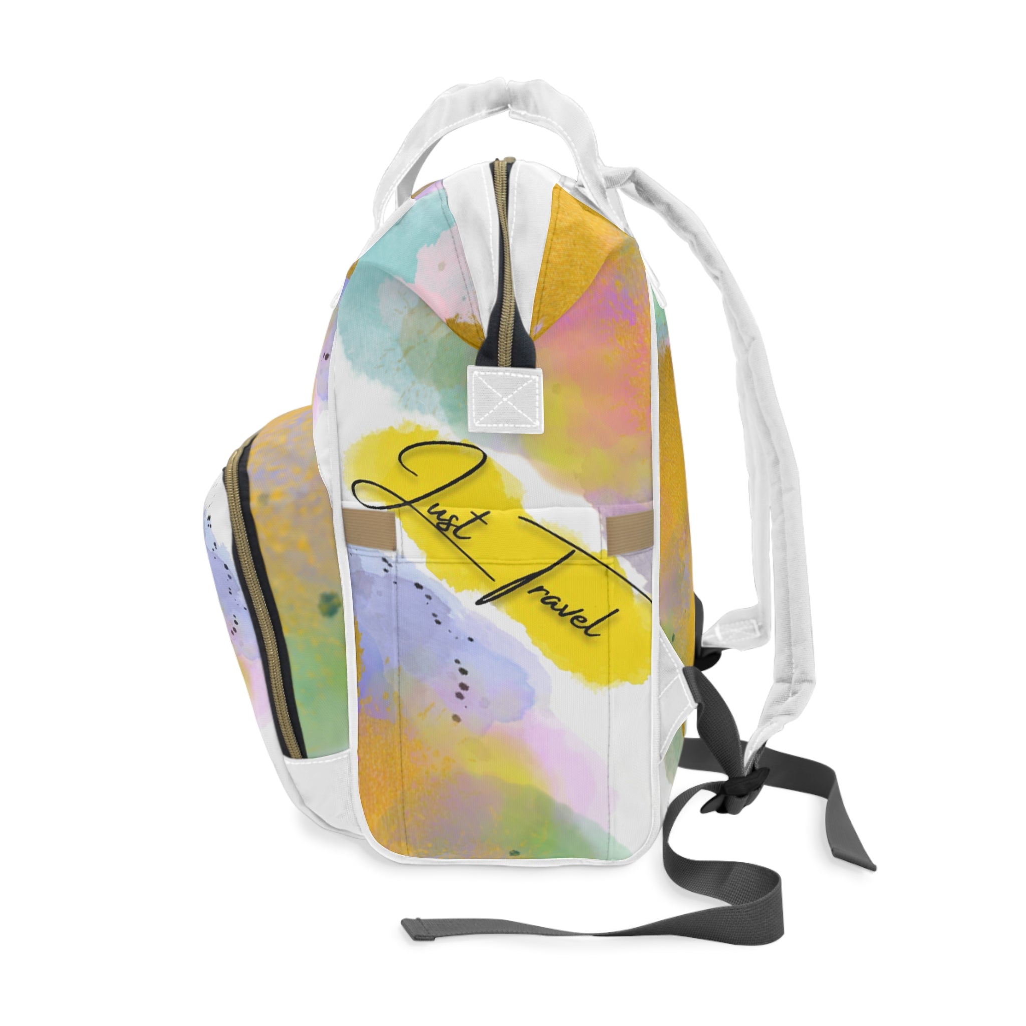 Just Travel Colorful World Multifunctional Backpack