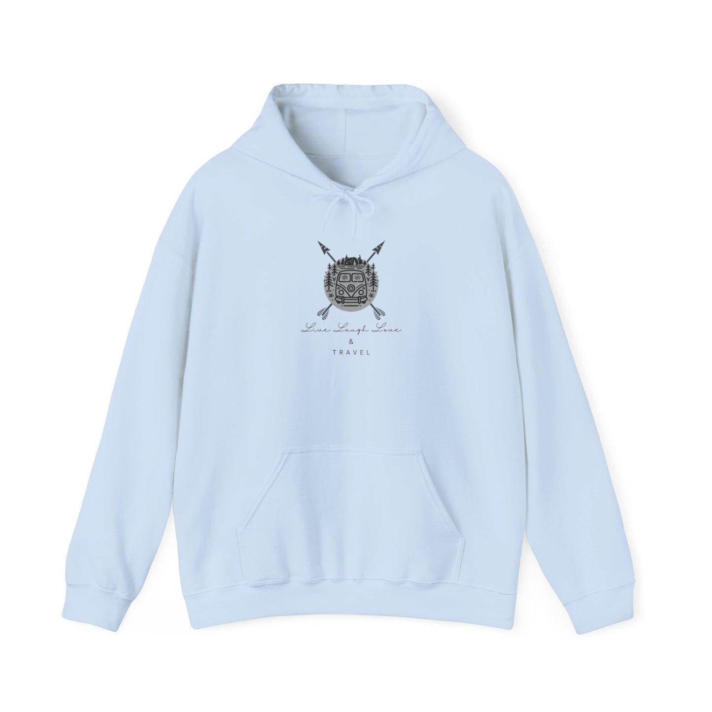 Live Laugh Love & Travel Hoodie