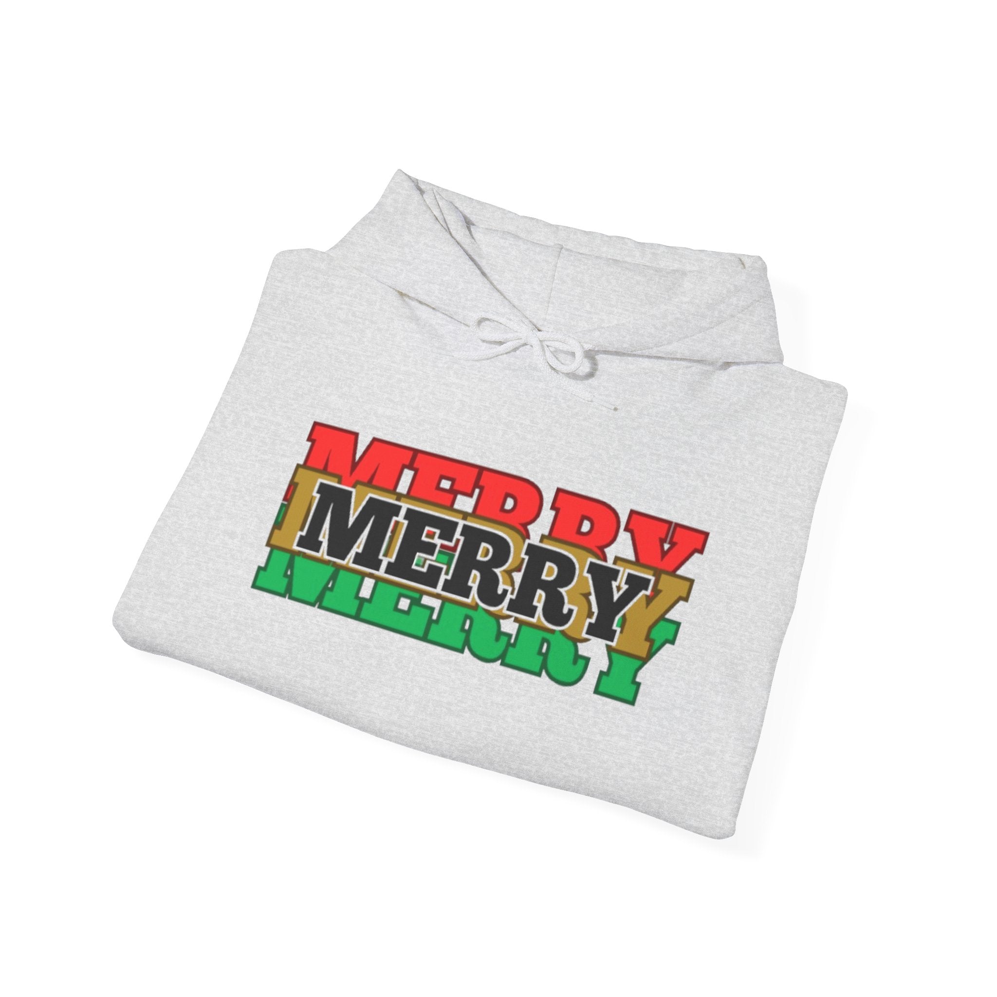 "MERRY MERRY MERRY" Unisex  Hooded Sweatshirt