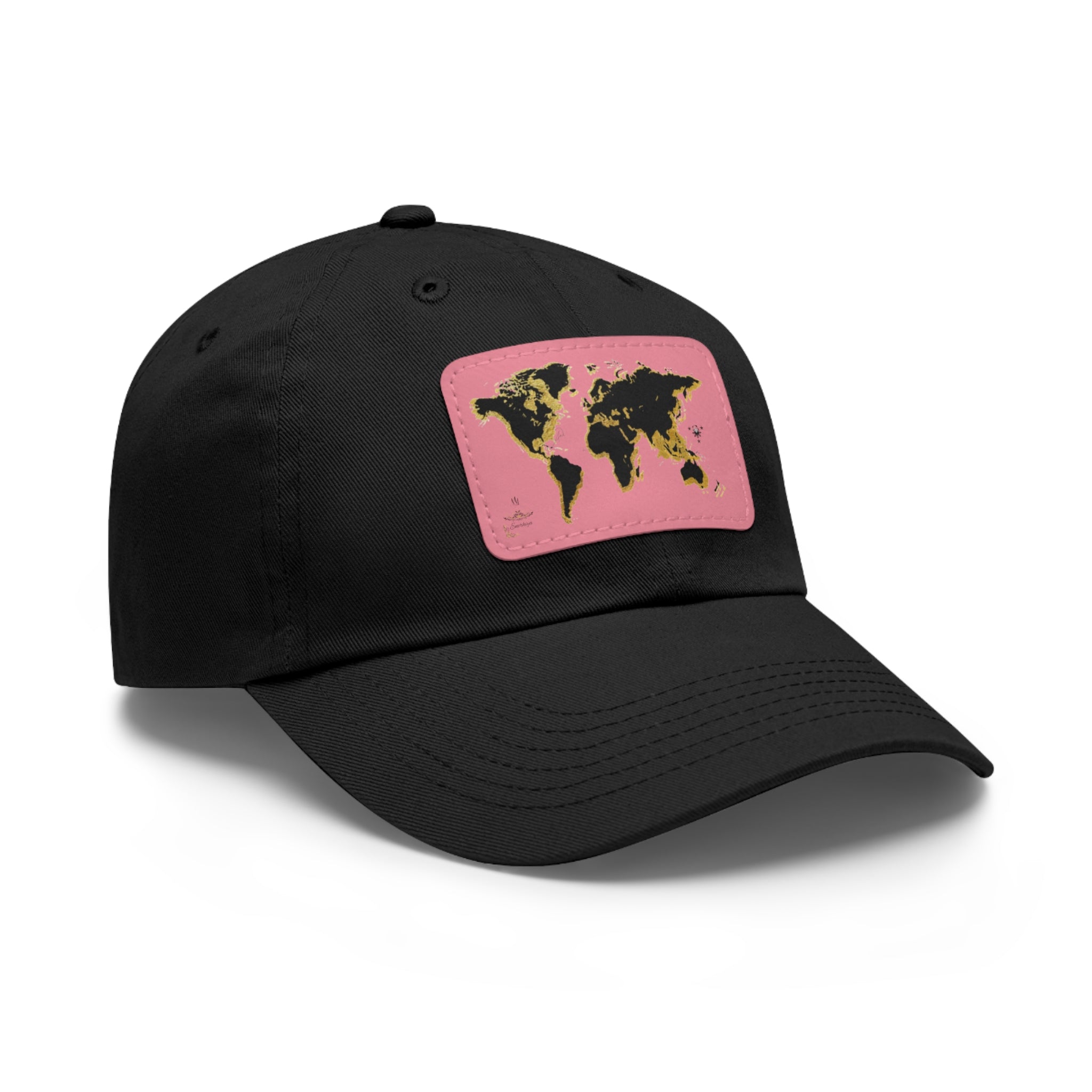 Golden World Leather Patch Hat