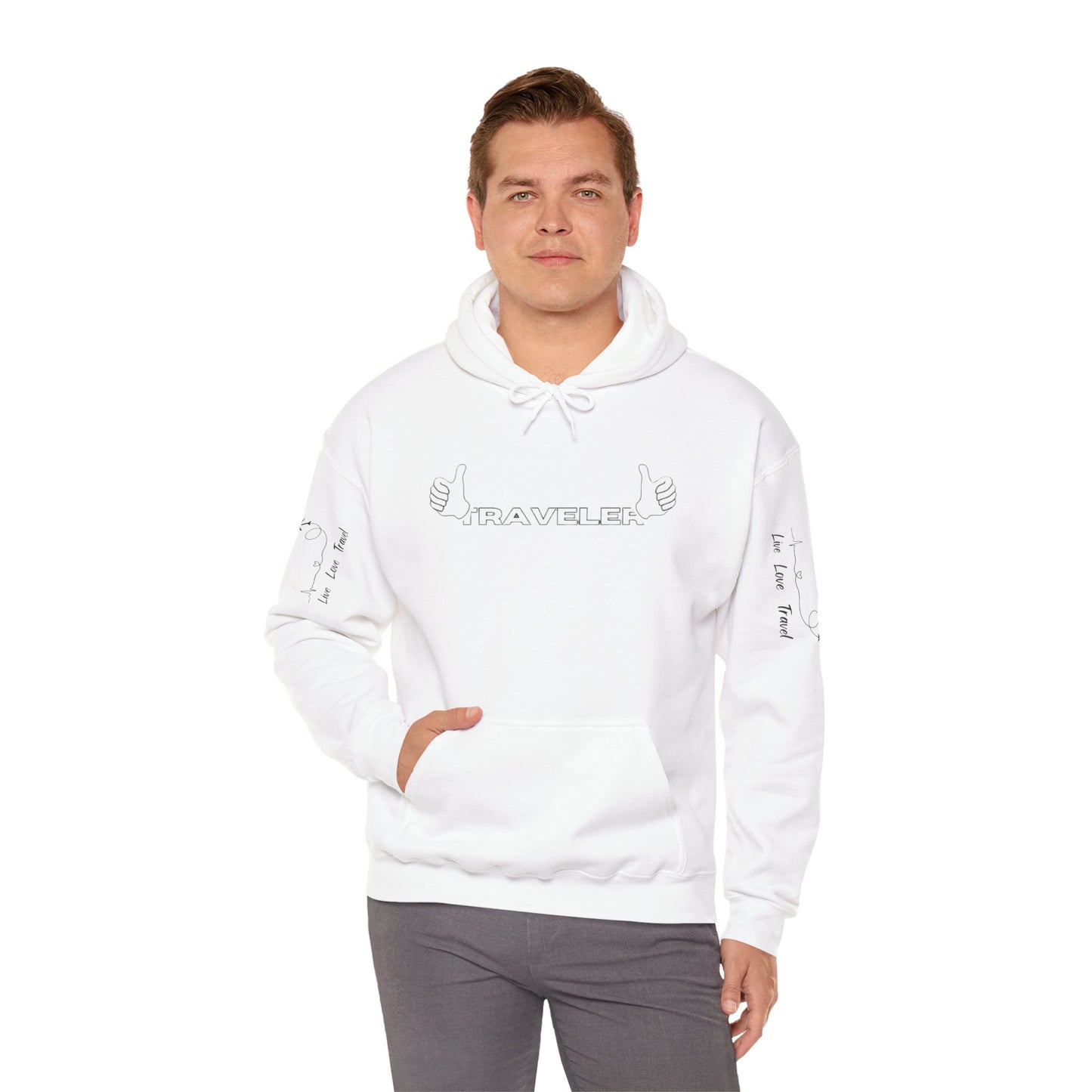 "Traveler" Unisex Heavy Blend Hoodie