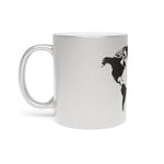 "The world is in your hands" Metallic Mug