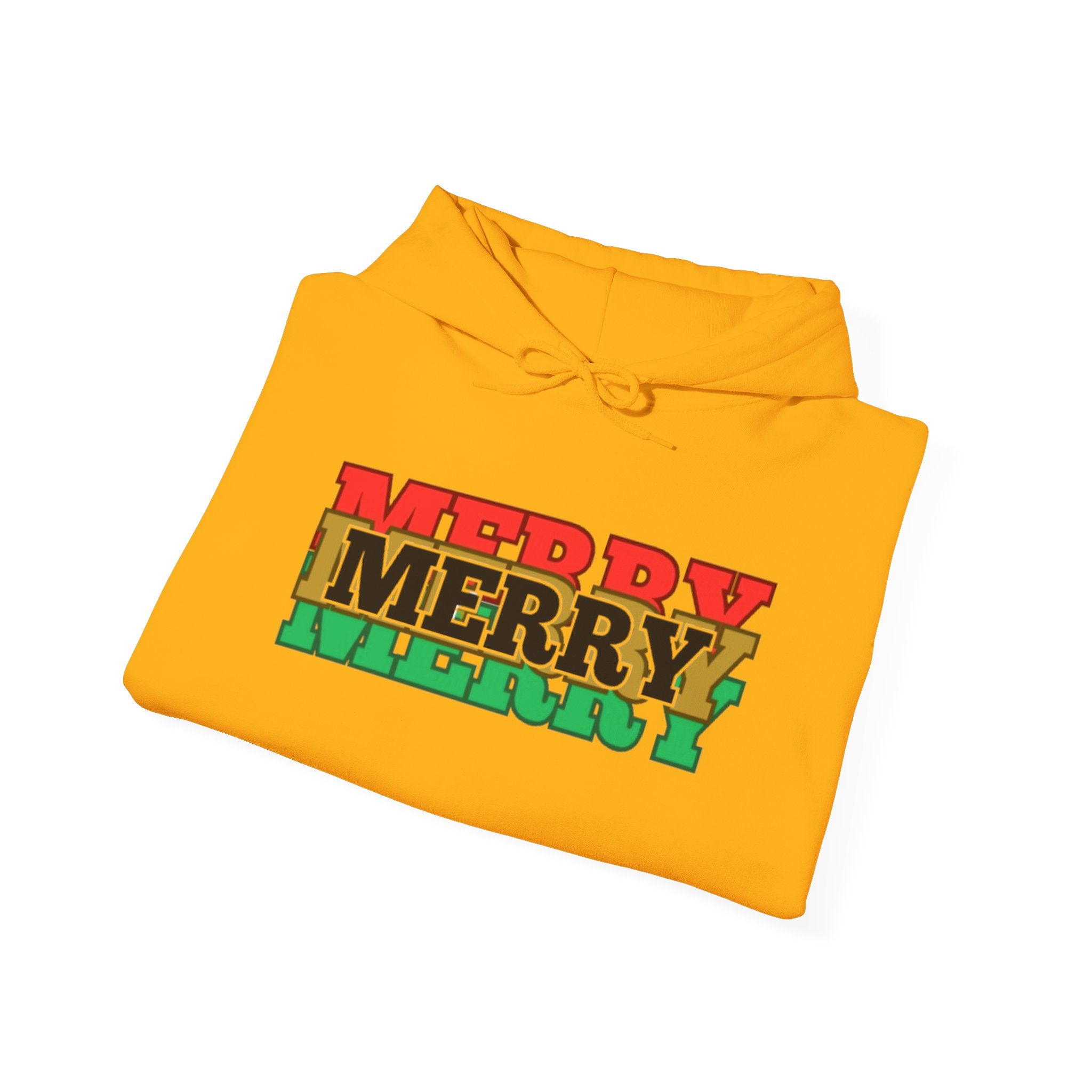 "MERRY MERRY MERRY" Unisex  Hooded Sweatshirt