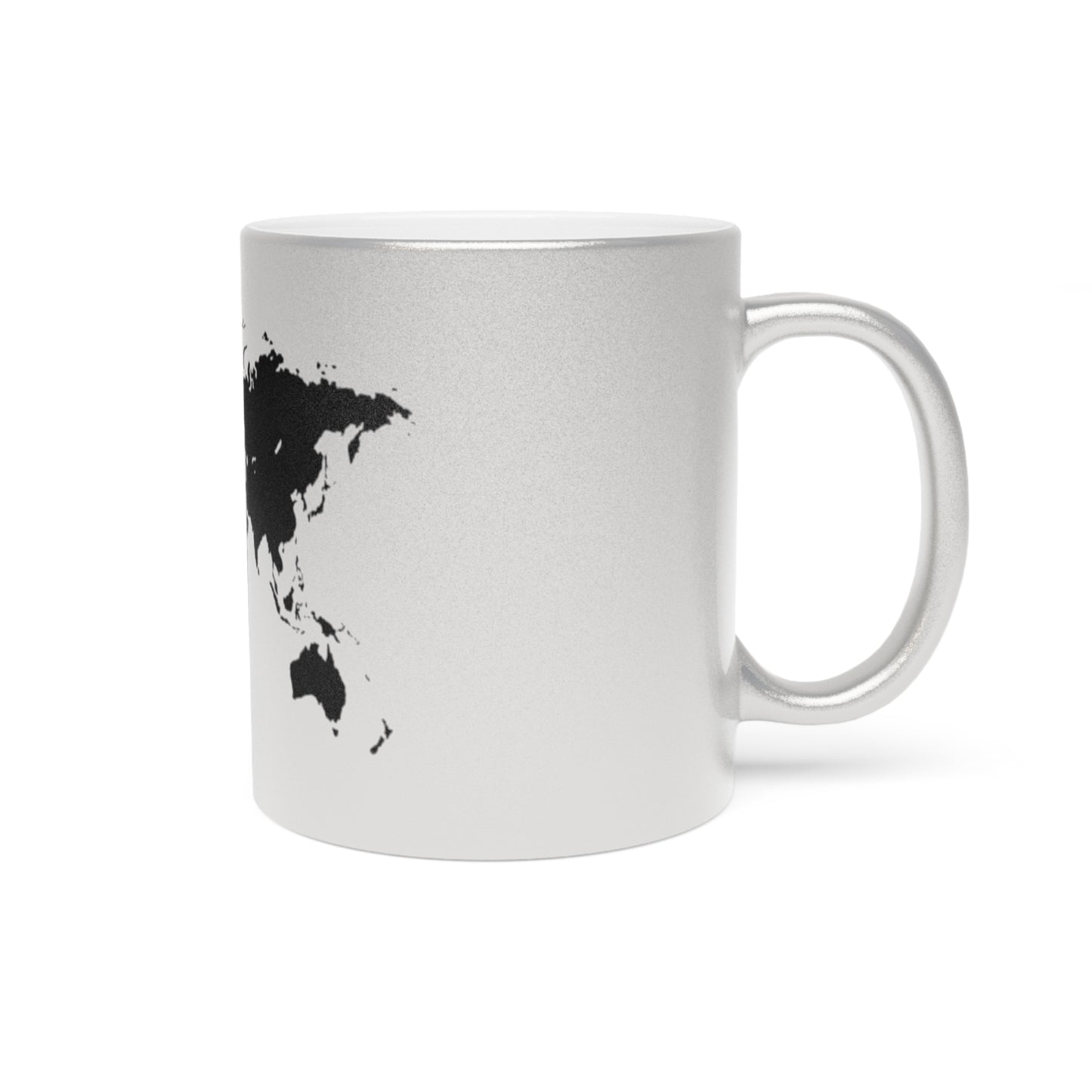 "The world is in your hands" Metallic Mug