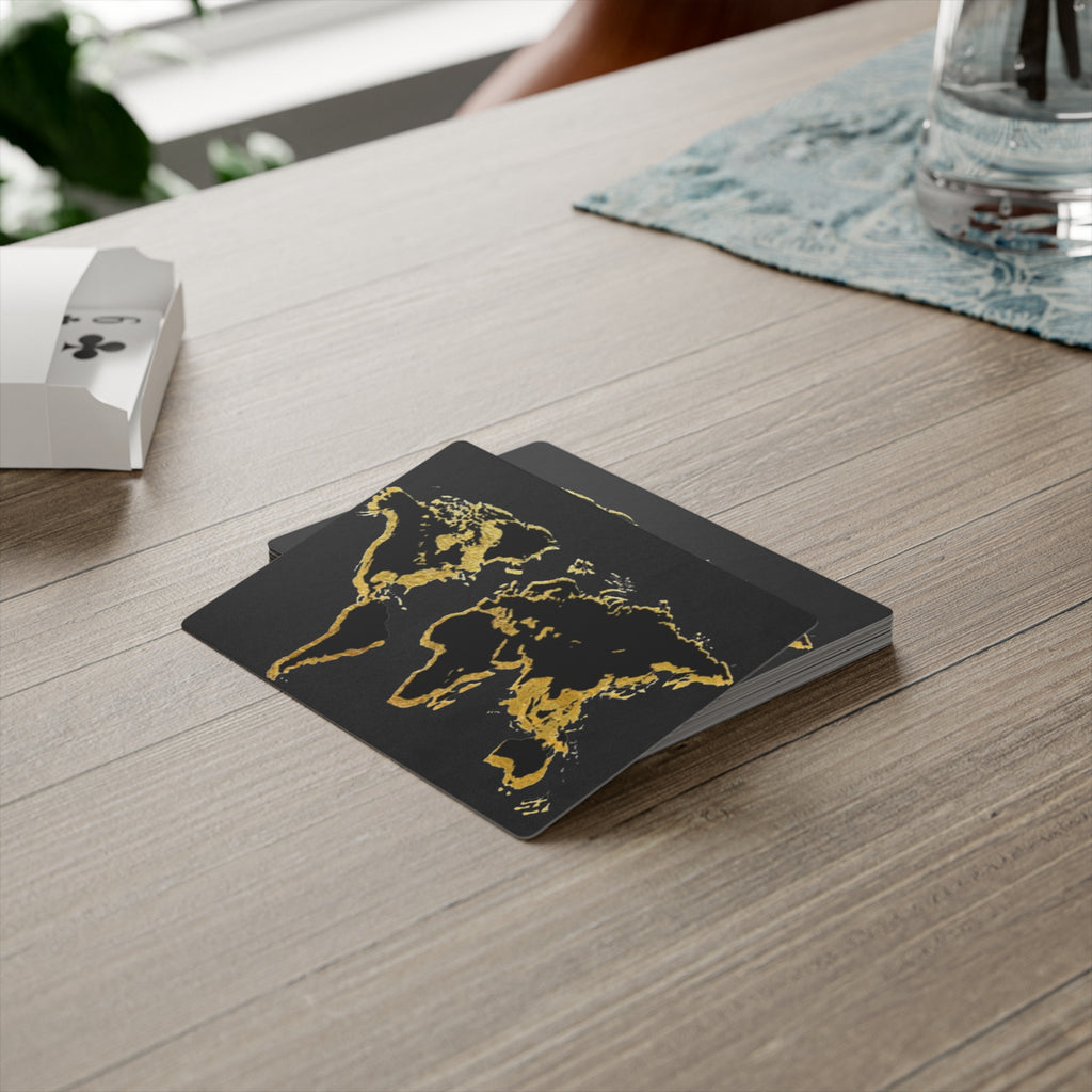 Black and Gold Playing Cards