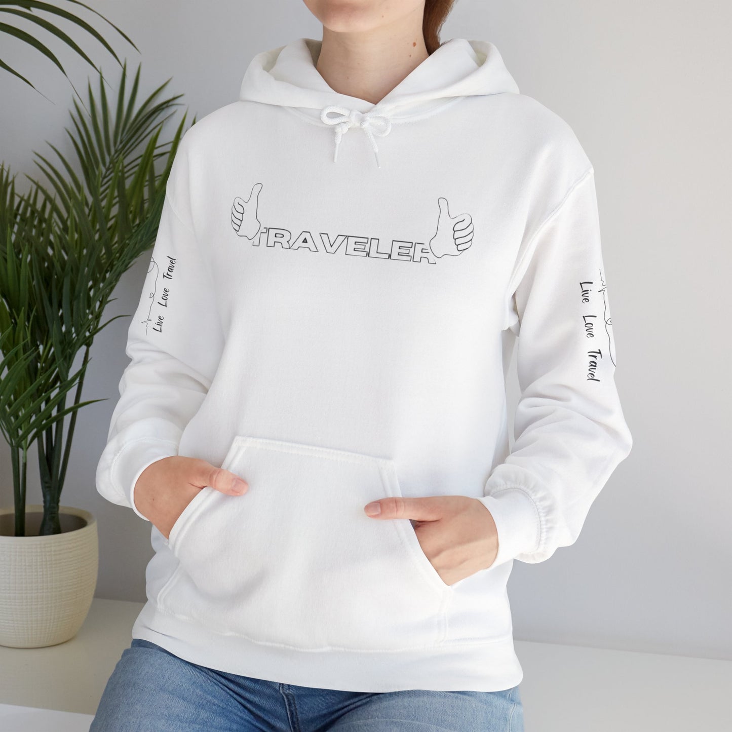 "Traveler" Unisex Heavy Blend Hoodie