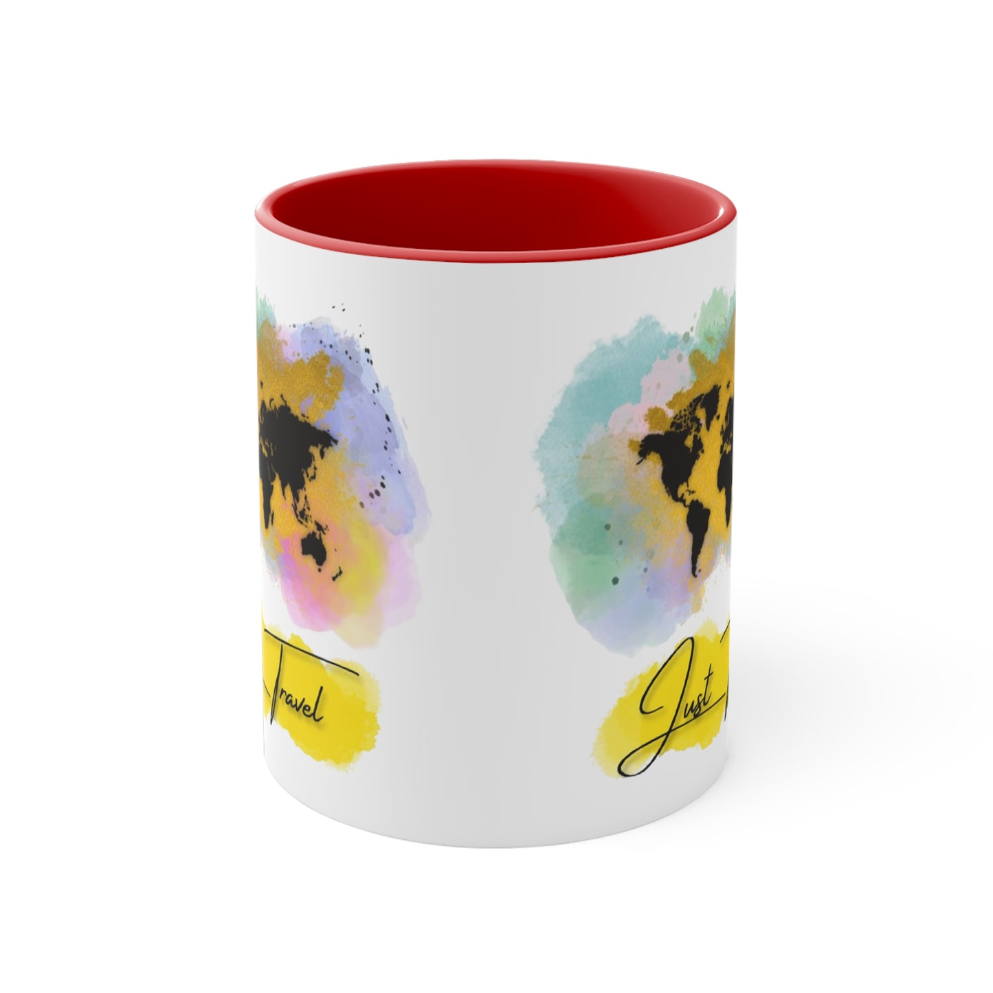 Just Travel Colorful World Ceramic Mug