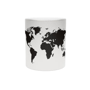 "The world is in your hands" Metallic Mug