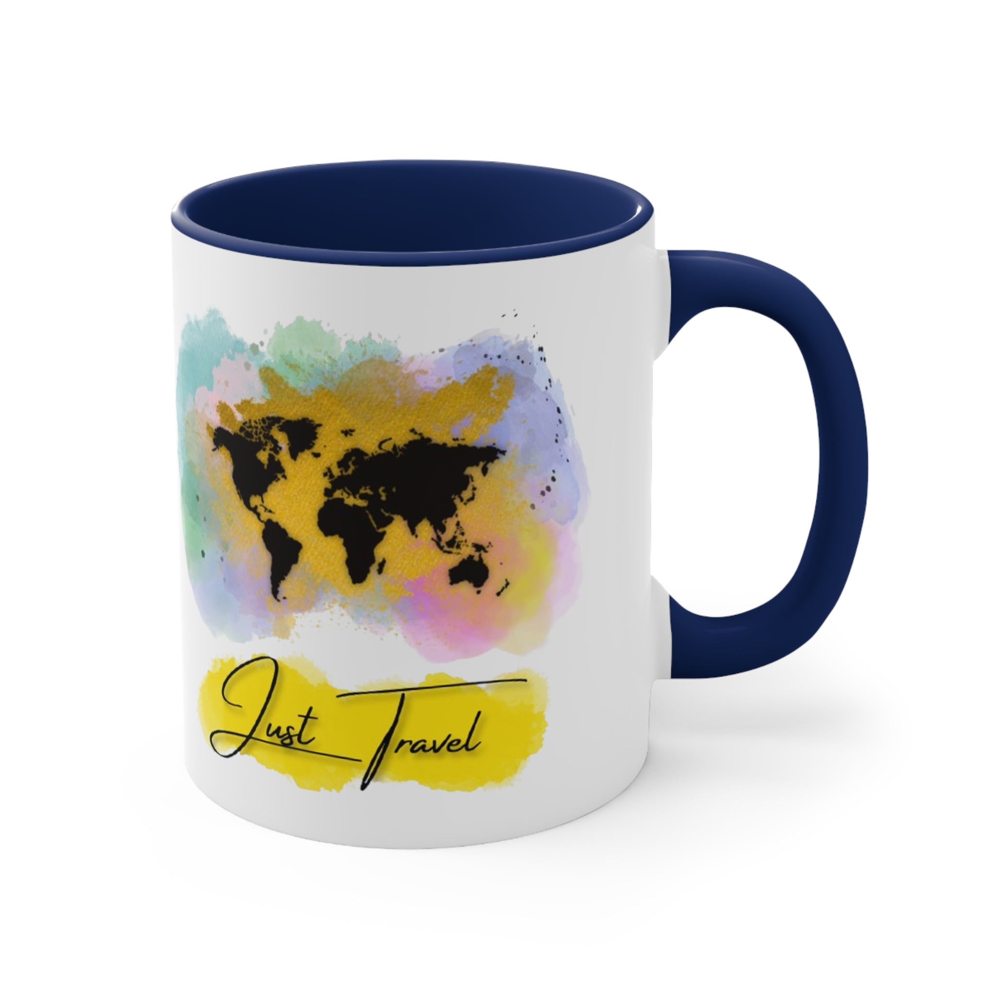 Just Travel Colorful World Ceramic Mug