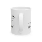 Live Love Travel Ceramic Mug, (11oz, 15oz)