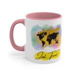 Just Travel Colorful World Ceramic Mug