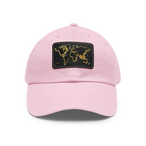 Golden World Leather Patch Hat