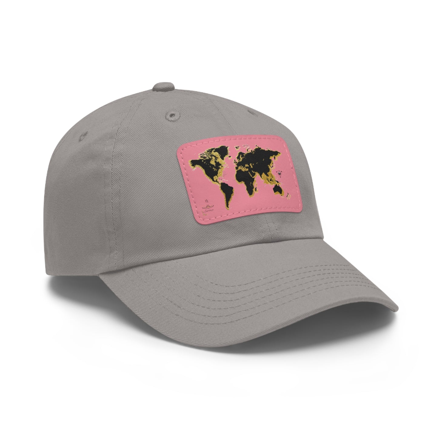 Golden World Leather Patch Hat